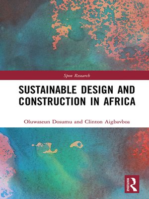 cover image of Sustainable Design and Construction in Africa